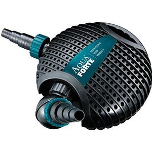 AquaForte O-16.000 vijverpomp, 180 watt, maximale debiet 15,5 m3 per uur, maximale opvoerhoogte 5,5 meter, kabellengte 10 meter, A-synchroonmotor, pompt vuildeeltjes tot 6 mm