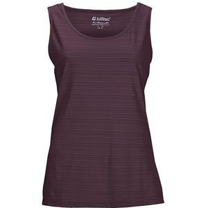 killtec Dames Functionele tanktop KOS 41 WMN TP, aubergine, 36, 38313-000