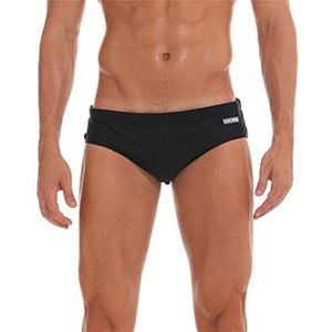Arcweg Zwembroek voor heren, lage taille met afneembare pad, badmode, elastische strandshorts, boxers, ondergoed, Zwart 1, XS