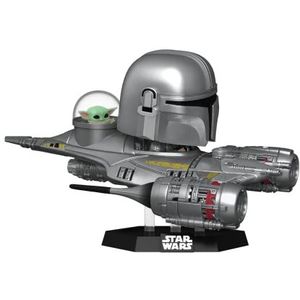 Funko Pop! Ride Super Deluxe: Star Wars: The Mandalorian – afstandsbediening en grogu (The Child, Baby Yoda) In N1 – Exclusief Amazon – verzamelfiguur van vinyl – cadeau-idee – officiële merchandise