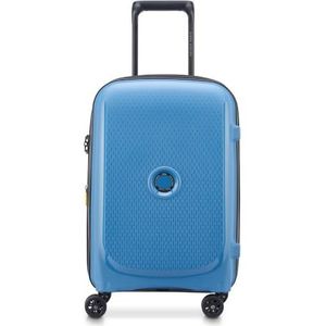 DELSEY PARIS Belmont Plus uitbreidbare 4 dubbele wielen Cabin Trolley MR 55 S zinkblauw, Zinc Blue