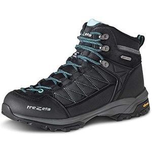 Trezeta Argo W's WP, wandelschoen voor dames, zwart/turquoise, 41 EU