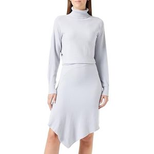 Jalene Gebreide damesjurk 81133387, zilver, XS/S, zilver, XS/S