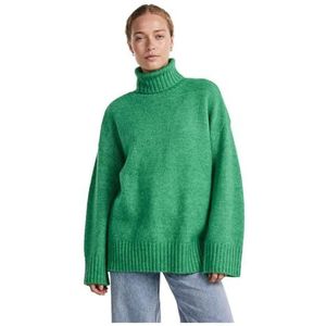 PIECES Bestseller A/S Pcancy LS Loose gebreide trui met rolkraag voor dames, Noos BC, maat S