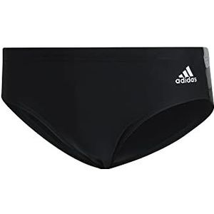 adidas HA0337 Block Trunk zwembroek voor heren, zwart/grijs Three XS