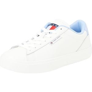 Tommy Jeans Dames Tjw Cupsole Sneaker Ess En0en02508, Blauw Matig Blauw, 40 EU
