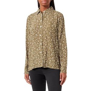 Tommy Hilfiger Veren Print VIS Crêpe Shirt, Veer Print/Putting Green, 60