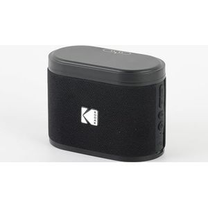 Kodak SOUNDBRIX Draadloze draagbare luidspreker, aansluiting tot 100 luidsprekers, magnetisch dock en krachtig geluid, 5 W, 3 uur looptijd, zwart