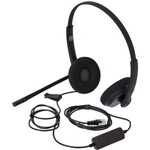Yealink Headset YHS34 Lite Dual - Twee oortjes - met RJ aansluitkabel
