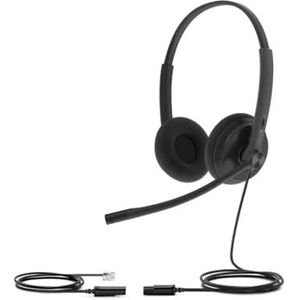 Yealink Headset YHS34 Lite Dual - Twee oortjes - met RJ aansluitkabel