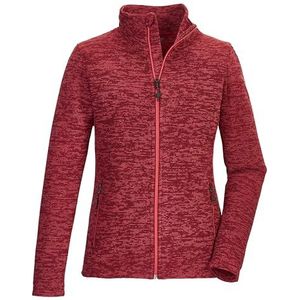 killtec dames Gebreid fleecejack/fleecejack met opstaande kraag KOW 113 WMN KNT FLC JCKT, weinrot, 36, 41804-000