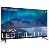 Cecotec Smart TV - LED TV van 40 Inch Resolutie Full HD - A5 Series ALF50040. Smart TV VIDAA, Dolby Audio, WiFi geïntegreerd, Chromecast, 3 HDMI en 2 USB, 16W luidsprekers