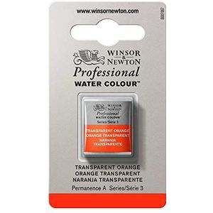 Winsor & Newton 0101650 Professional Water Colour, fijnste kunstenaars aquarelverf met de hoogst mogelijke pigmentatie, uitstekende lichtechtheid - 1/2 Nap, Transparent Orange*