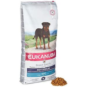 Eukanuba Breed Specific Rottweiler droogvoer - optimaal op het ras afgestemd premium hondenvoer met kip, 12 kg