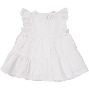 Noppies Baby Girls Dress New Hope mouwloze speeljurk voor meisjes, Pristine N021, 56 cm