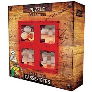 Houten Breinpuzzels Expert (4st): Uitdagende houten puzzels voor puzzelliefhebbers vanaf 11 jaar