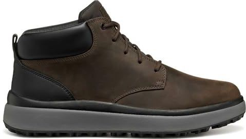 Geox Heren U Granito + Grip enkellaars, koffie/zwart, 42 EU, Coffee Black, 42 EU