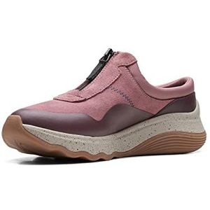 Clarks Jaunt Way Sneakers voor dames, donkerroze, 36 EU