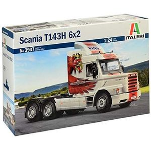ITALERI 3937S - 1:24 Scania T143H 6x2, modelbouw, bouwpakket, standmodelbouw, knutselen, hobby, lijmen, plastic bouwset, detailgetrouw