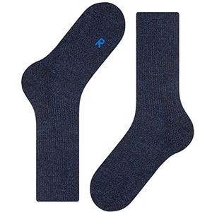 FALKE Uniseks-volwassene Sokken Walkie Ergo U SO Wol Functioneel Material Eenkleurig 1 Paar, Blauw (Jeans 6670), 42-43
