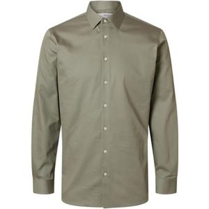 SELECTED FEMME Heren Slhslim-Performance Shirt Ls Noos, Vetiver., XL