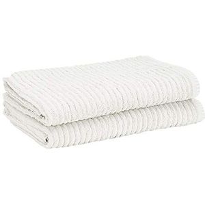 Heckett Lane Bath Bath Towel, 60% Bamboo Viscose, 40% Cotton, Off-White, 70 x 140 Cm, 2.0 Pieces