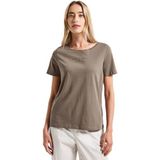 Street One - Dames Shirt - Bruin - Met Print