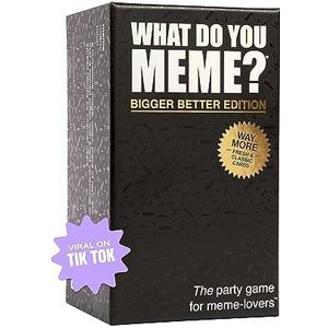 WHAT DO YOU MEME? Core Game Black Edition - Het hilarische volwassen feestspel voor meme-liefhebbers