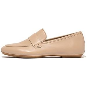 Fitflop Delicato instappers van zacht leer voor dames, Klassieke Beige, 40 EU