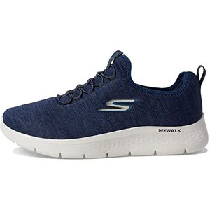 Skechers Heren Gowalk Flex-Athletic Slip-on Casual Wandelschoenen met luchtgekoelde Foam Sneakers, Navy/Blauw 2, 11 UK, Navy Blauw 2