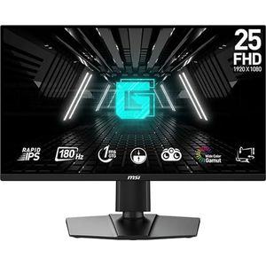 MSI G255PFDE E2 computer monitor 62,2 cm (24.5") 1920 x 1080 Pixels Full HD LCD Zwart