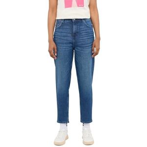 MUSTANG Charlotte damesjeans, tapse broekspijpen, blauw, 28W / 34L
