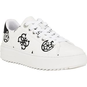 GUESS Denesa Sneaker voor dames, Wit 148, 7.5 US