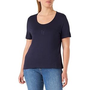 NAULOVER Top korte mouwen hals doos met logo in ton (40)