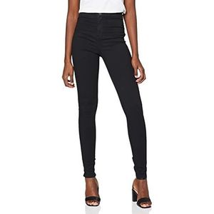 Noisy may Dames Nmella Super Hw Gu304 Jeans, zwart, S EU, zwart, S