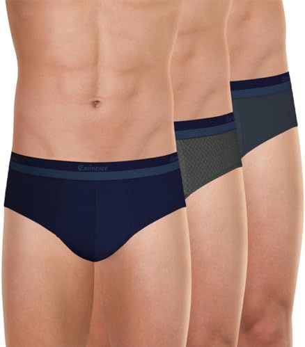 Studio EMINENCE - Slips - Kastanje - Set van 3 - Katoen