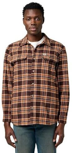 Wrangler - 112372458 - Overhemd - Ruitjespatroon - Relaxed Fit - Lange Mouwen