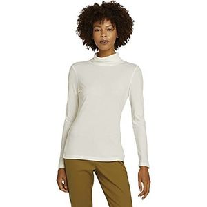 TOM TAILOR mine to five Dames Basic shirt met lange 1027720, 24019 - Soft Powder Beige, S