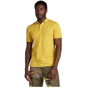 G-STAR heren Poloshirt Dunda Slim Polo, Geel (Dk Lemon D11595-5864-348), S