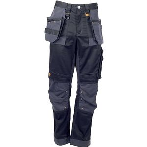DEWALT Men's Harrison Work Utility Pants, Regular fit, Black/Grey, 30W / 31L