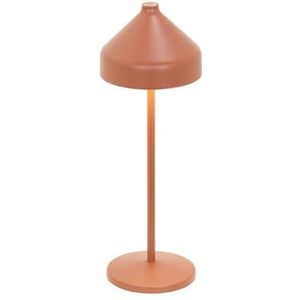 Zafferano, Amelie Lamp, Snoerloze Oplaadbare Tafellamp met Touch Control, Geschikt voor Binnen en Buiten, Dimmer, 2200-3000 K, Hoogte 34 cm, Terracotta Kleur