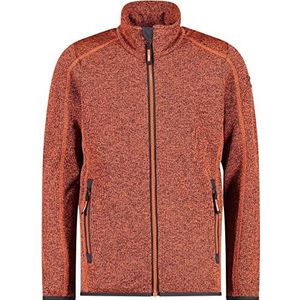 CMP Knit Tech Mélange fleecejas Knit Tech Melange fleecejack, meisjes, zilveren aardbeien, 152 kinderen en jongeren