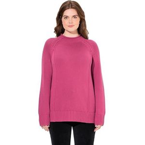 Ulla Popken - Damestrui - Fuchsia - Grote Maten - Biologisch Katoen