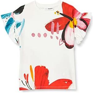 Desigual Ts_Bella T-shirt voor meisjes, Multi kleuren, 5-6 jaar