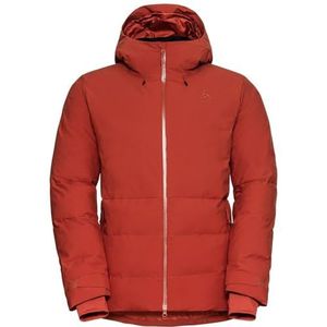 Ski Jas Odlo Men Jacket Insulated Ski Cocoon S-Thermic Ketchup