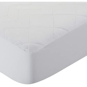 Pikolin Home - Matrasbeschermer, gewatteerd, contra-allergeen, ademend, 100% katoen, 200 x 190/200 cm, bed 200