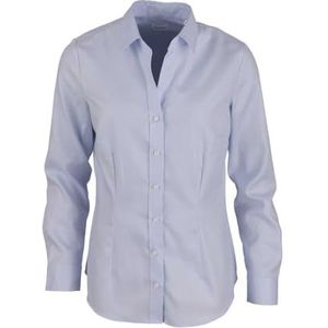 Seidensticker - Blouse - Blauw - Slim Fit