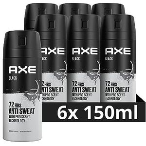 AXE Deodorant Anti-transpirant Black - 6 x 150 ml