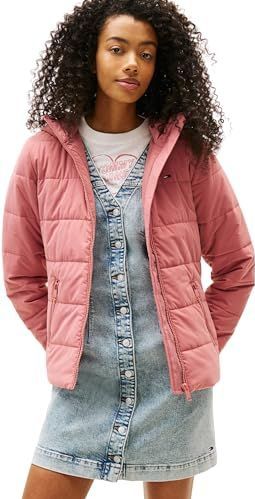 Tommy Jeans - Pufferjas - Roze - Met Capuchon - Dames