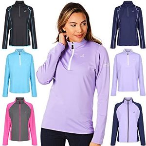 Under Par Golfshirt met ritssluiting voor dames (1 stuks)